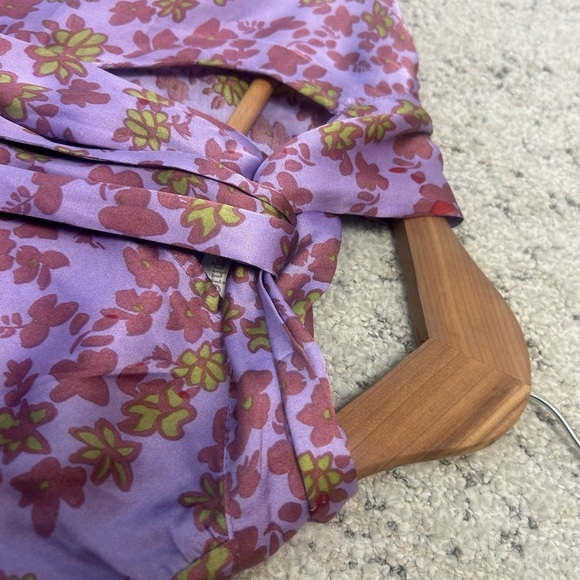 JC Sophie M Liz European NWT Pink and Purple Long Sleeve Sundress with Cowl Neck - Picture 13 of 16